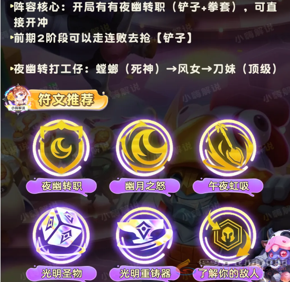 金铲铲之战S11夜幽九五阵容搭配推荐攻略(图3) 金铲铲之战S11夜幽九五阵容搭配推荐攻略(图3)