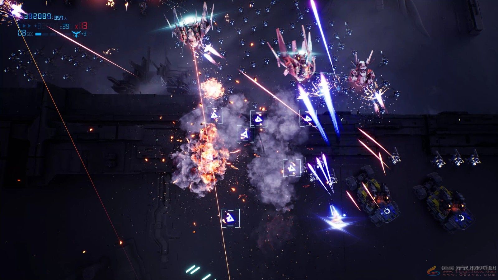 科幻双摇杆纵向射击游戏《CYGNI》8/6发行(图2) 科幻双摇杆纵向射击游戏《CYGNI》8/6发行(图2)