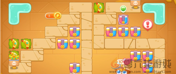 保卫萝卜4法老归来第74关通关攻略(图3)