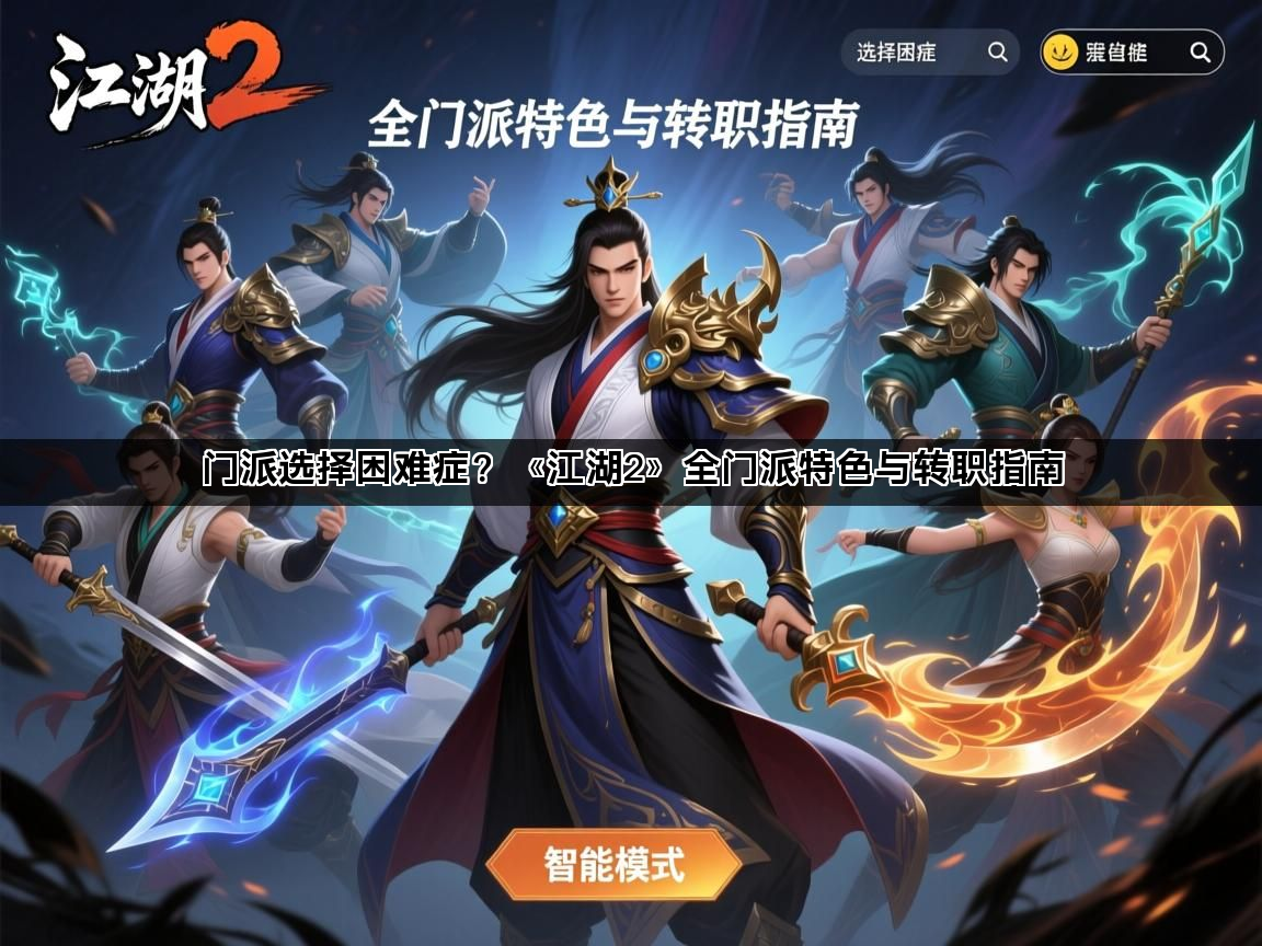 门派选择困难症？《江湖2》全门派特色与转职指南(图1)