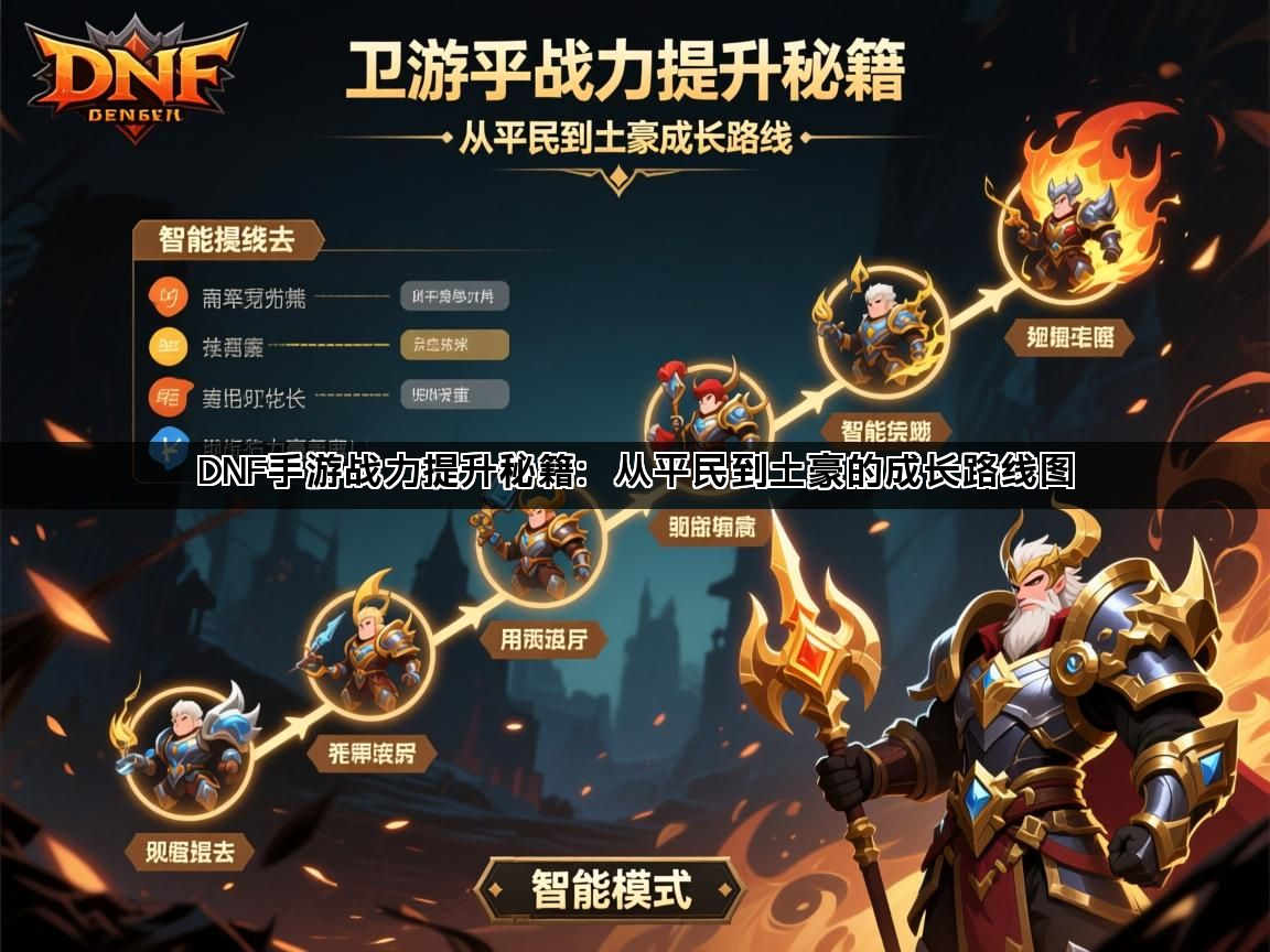 DNF手游战力提升秘籍：从平民到土豪的成长路线图(图1)