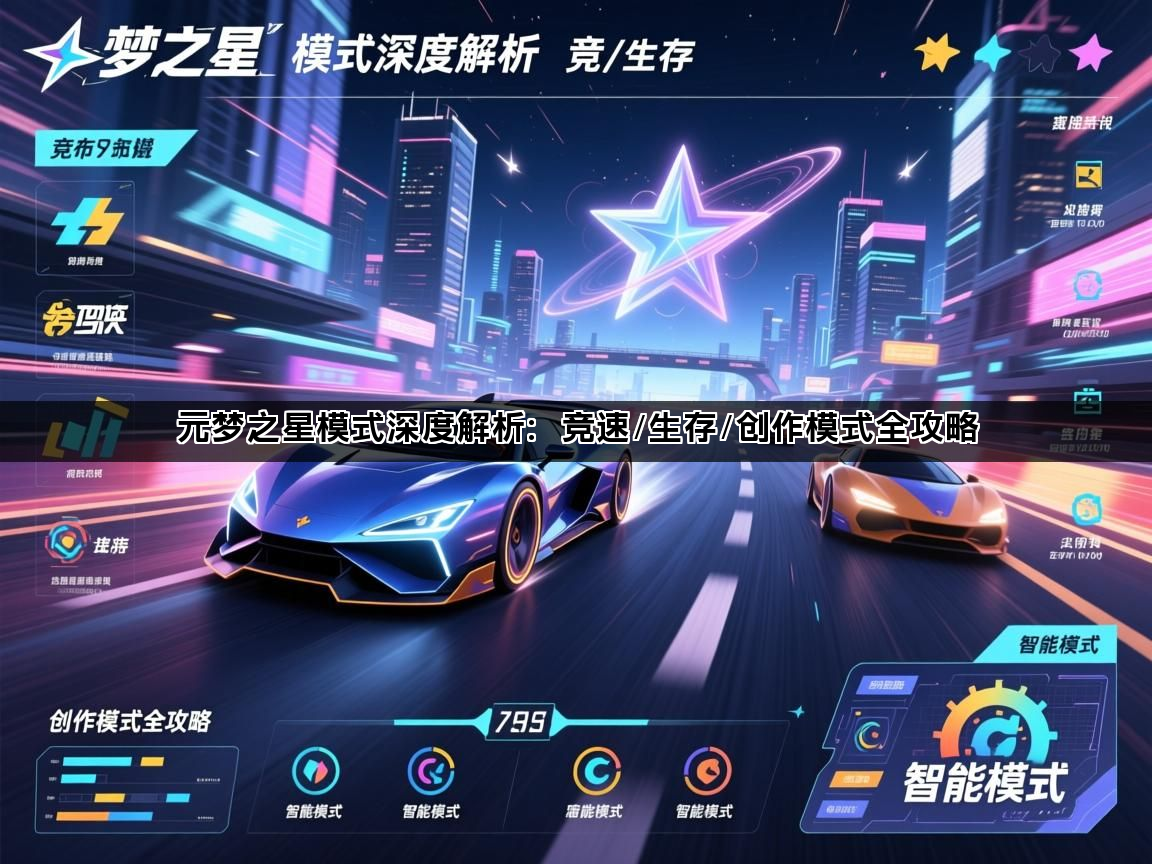 元梦之星模式深度解析：竞速/生存/创作模式全攻略(图1)