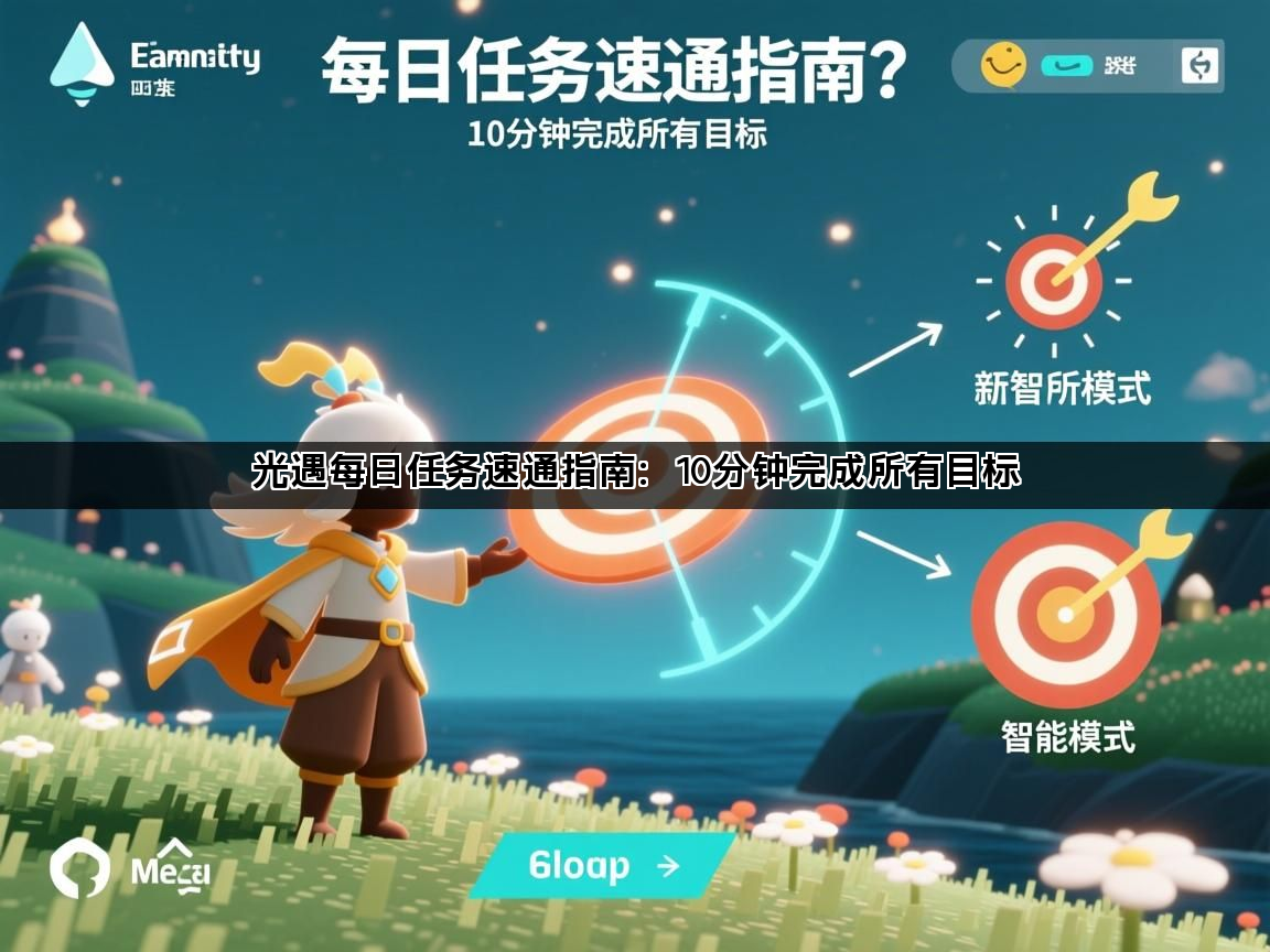 光遇每日任务速通指南：10分钟完成所有目标(图1)