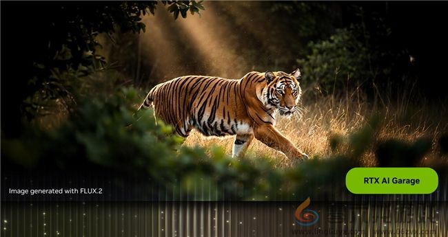 FLUX.2 图像生成模型发布，针对 NVIDIA RTX GPU 优化(图1)